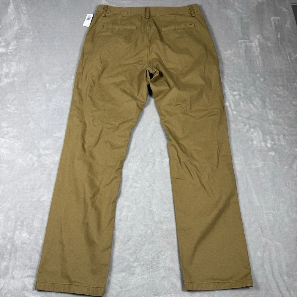 Old Navy Mens Athletic Soft-Washed Chino Pants Khaki Tan 33x32‎ 661276-05-1 NEW